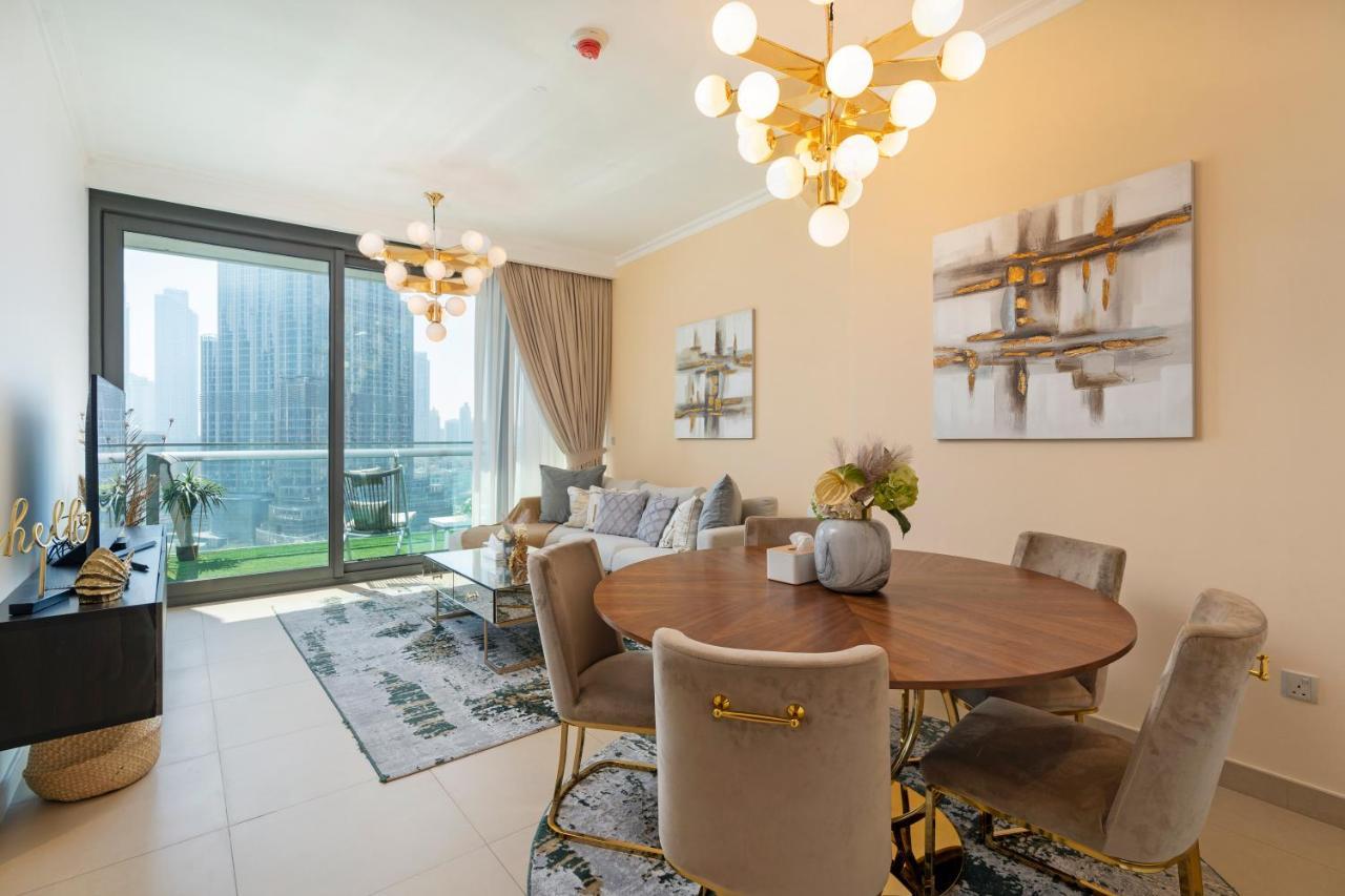 Prestige Living 1Br With Full Burj Khalifa View By Auberge Apartment Dubai Ngoại thất bức ảnh